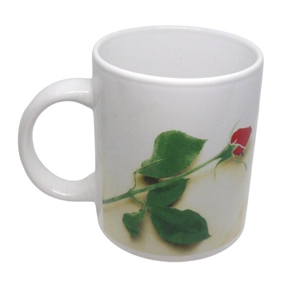 Mother Ceramic Mug With Red Rose Design & Loving Messages - Picture 3 of 6